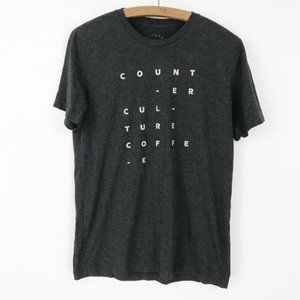Counter Culture Coffee Heather Grey Shirt